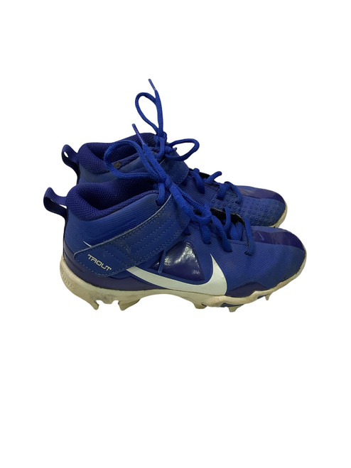 Vist Large View of Product Image Which is Used Nike TROUT BLUE YTH BB CLEATS BB/SB Cleats Royal Blue Youth 13.0