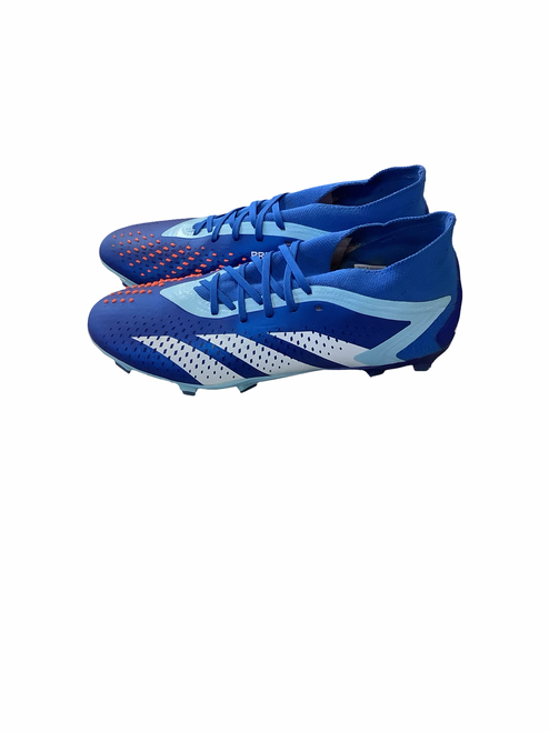 Vist Large View of Product Image Which is Used Adidas Soccer Cleats Royal Blue Senior 11