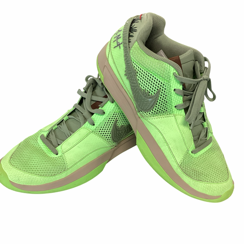Vist Large View of Product Image Which is Used Nike MORANT 10 Basketball Shoes M Neon Green Senior 10