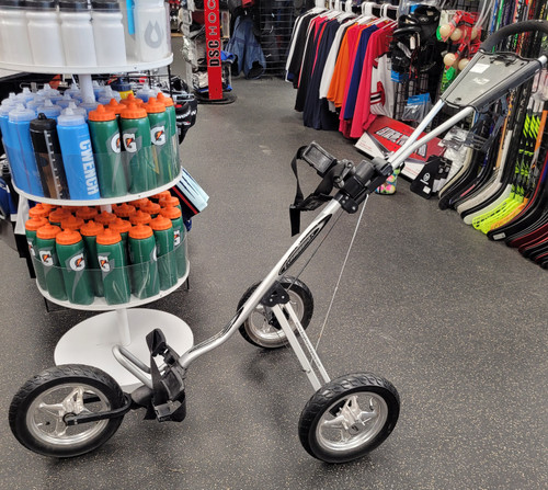 Vist Large View of Product Image Which is Used Bag Boy EXPRESS GX Golf Cart 3 Wheel