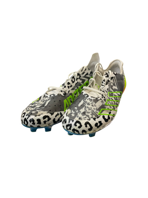 Vist Large View of Product Image Which is Used Adidas Adult FB Cleats White Senior 9.5