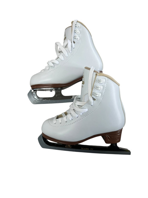 Vist Large View of Product Image Which is Used Jackson ARTISTE NEW Girls Figure Skate White Youth 13.5