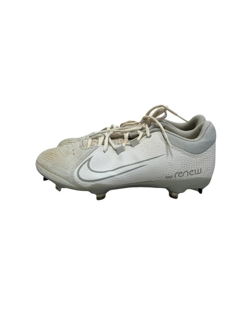 Vist Large View of Product Image Which is Used Nike Hyperdiamond Metal Womens 10 Softball Cleats White 