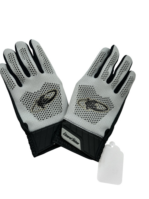 Vist Large View of Product Image Which is Used Lizard Skins BB/SB Batting Gloves Grey SM