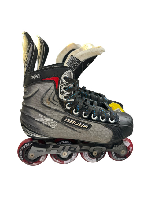 Vist Large View of Product Image Which is Used Bauer VAPOR XR1 Roller Hockey Skates Black Junior 05