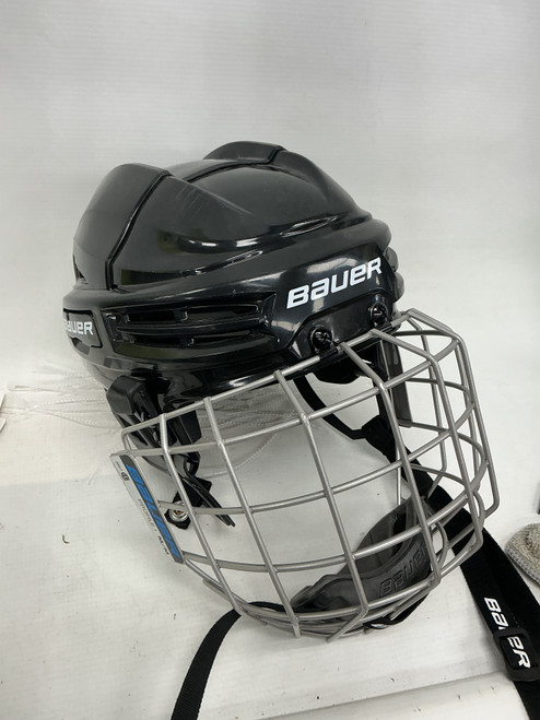 Vist Large View of Product Image Which is Used Bauer IMS Helmet Cage Combo Black MD