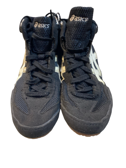 Vist Large View of Product Image Which is Used Asics MATFLEX Wrestling Shoes Black Junior 05.5