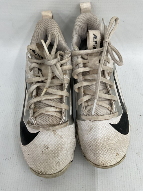 Vist Large View of Product Image Which is Used Nike FAST FLEX BB/SB Cleats White Junior 01