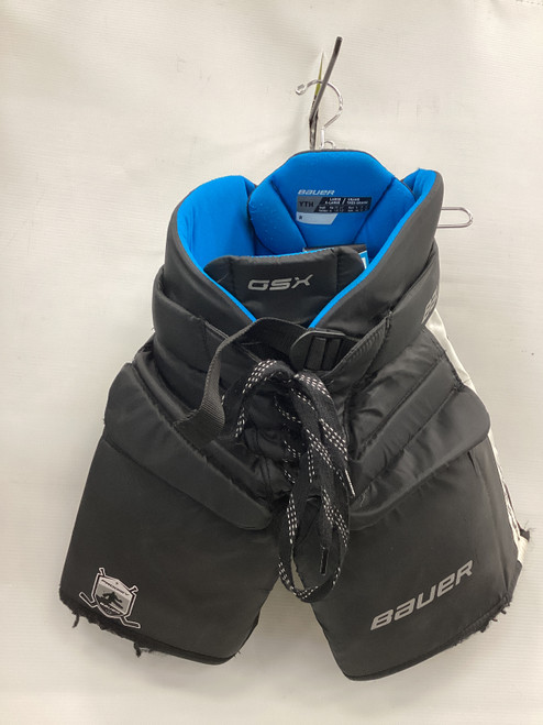 Vist Large View of Product Image Which is Used Bauer PROIGY GSX GOAL PANT Youth Goalie Pant Black XL