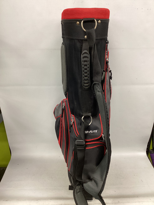 Vist Large View of Product Image Which is Used Top Flite 4 SLOT STAND BAG Mens Stand Bag Black