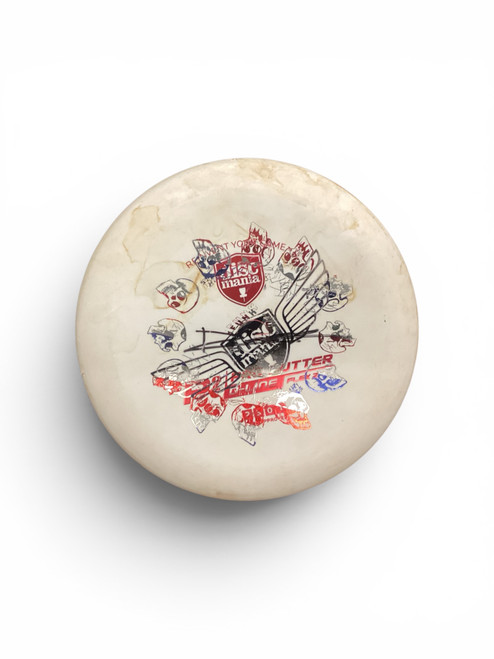 Vist Large View of Product Image Which is Used Discmania D LINE P2 Disc Golf Putter White