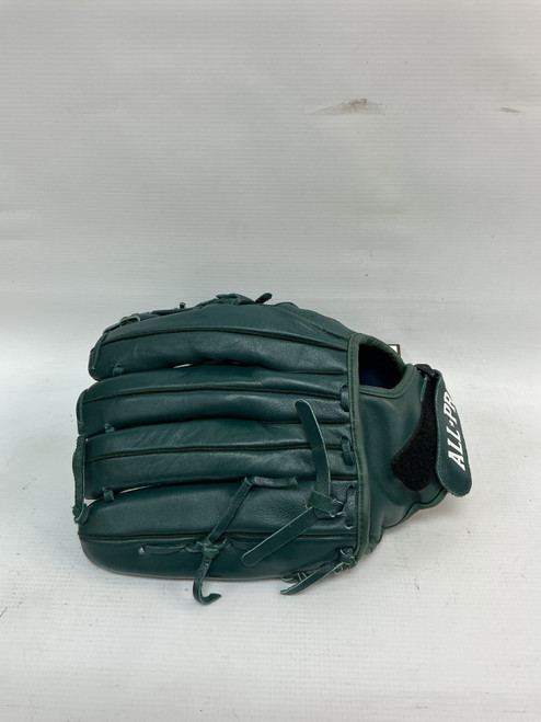 Vist Large View of Product Image Which is Used ALL PRO BB/SB Glove RH Throw Dark Green 12"