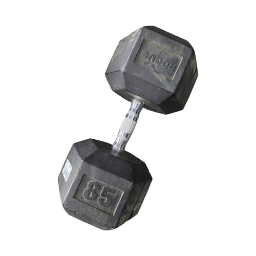 Vist Large View of Product Image Which is Used Rogue Hex Dumbbell (Each) 85 lb