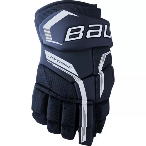 Vist Large View of Product Image Which is New BAUER SUPREME F40 GLOVES-13" NAVY