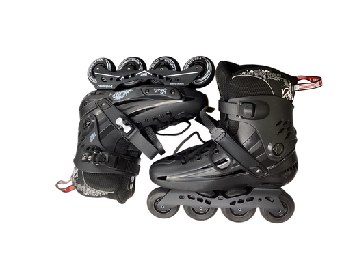 Vist Large View of Product Image Which is Used WEIQIU SKATES Senior Rec Fitness Skates Black Senior 11