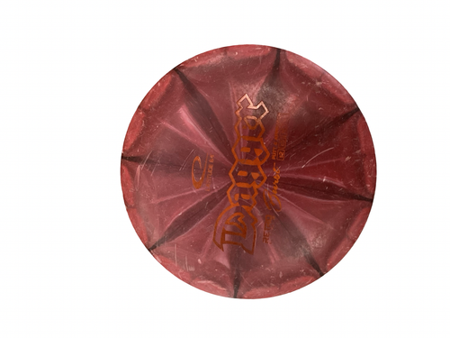 Vist Large View of Product Image Which is Used Latitude 64 DAGGER Disc Golf Putter Red