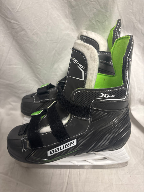 Vist Large View of Product Image Which is Used Bauer XLS SKATES Junior Hockey Skate Junior 01