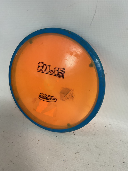 Vist Large View of Product Image Which is Used Innova ATLAS Disc Golf Mid Range Orange