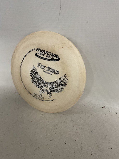 Vist Large View of Product Image Which is Used Innova DX TEEBIRD Disc Golf Driver White