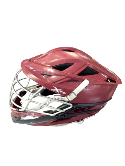 Vist Large View of Product Image Which is Used Cascade XRS Lacrosse Helmet Maroon LG