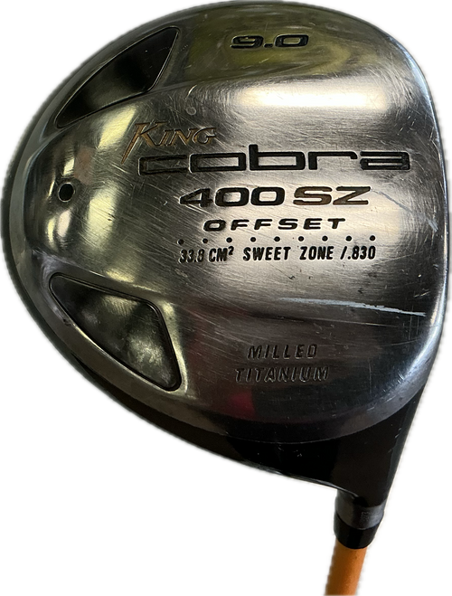 Vist Large View of Product Image Which is Used Cobra 400SZ OFFSET Mens Driver RH 9.0 Degree