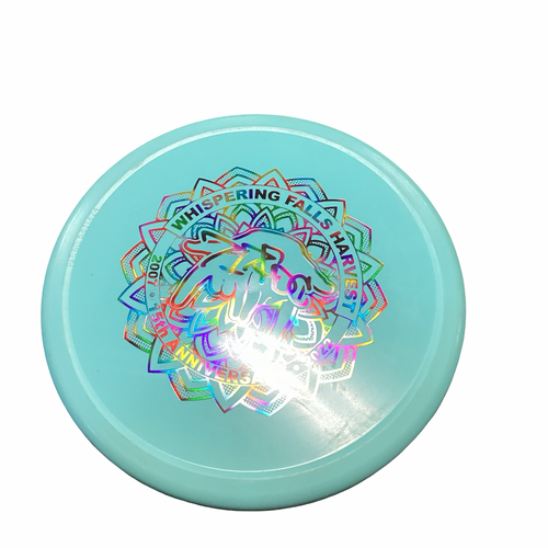 Vist Large View of Product Image Which is Used Innova R PRO PIG Disc Golf Putter Carolina Blue