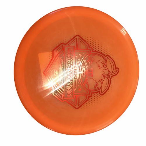 Vist Large View of Product Image Which is Used Westside ANVIL Disc Golf Mid Range Orange