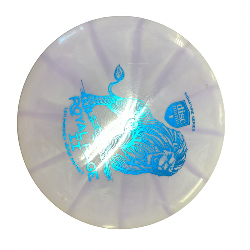 Vist Large View of Product Image Which is Used Discmania ROYAL RAGE II Disc Golf Driver Purple
