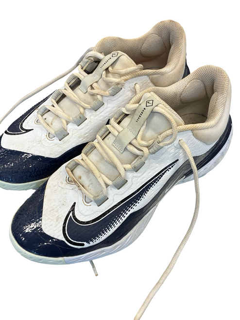 Vist Large View of Product Image Which is Used Nike REACT  8.5 BB/SB Cleats Navy Blue Senior 8.5