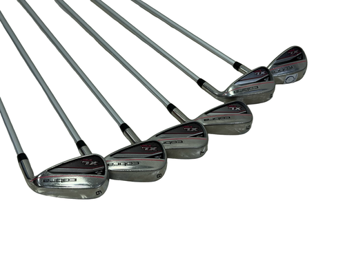 Vist Large View of Product Image Which is Used Cobra XL SPEED Womens Golf Iron Set RH 6I-PW w/ Womens Flex Graphite Shafts