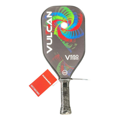 Vist Large View of Product Image Which is New VULCAN V550 BLACK PICKLEBALL PADDLE