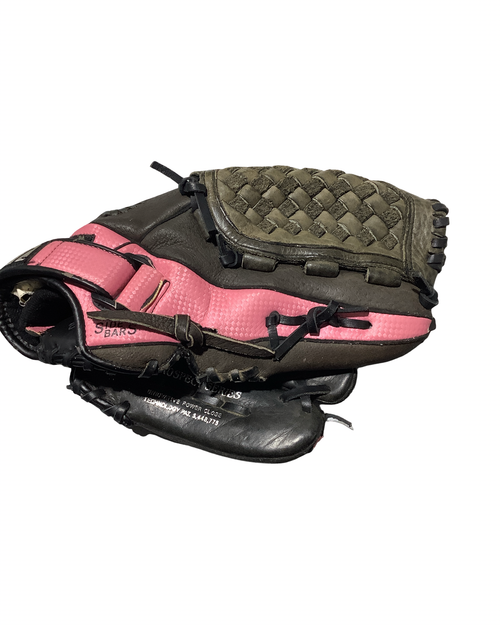 Vist Large View of Product Image Which is Used Mizuno FINCH BB/SB Glove RH Throw Brown 12"