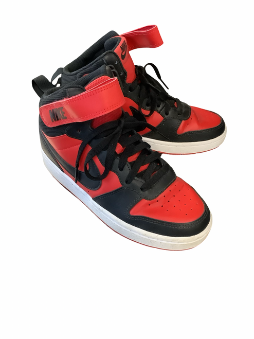 Vist Large View of Product Image Which is Used Nike Basketball Shoes Y Red And Black Junior 05