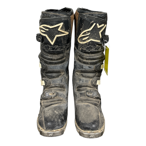 Vist Large View of Product Image Which is Used Alpine Stars TECH 6 Mens Motocross Boots Black Senior 6