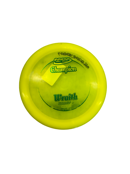 Vist Large View of Product Image Which is Used Innova WRAITH Disc Golf Driver Yellow