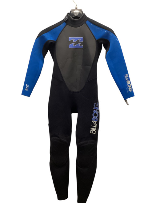 Vist Large View of Product Image Which is Used Billabong AX2 Junior Full Suit Black And Royal Blue JR 10