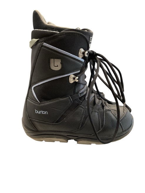 Vist Large View of Product Image Which is Used Burton MOTO WMNS SZ 8.5 Womens Snowboard Boots Black Senior 8.5