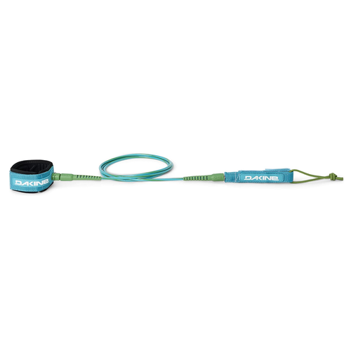 Vist Large View of Product Image Which is New Dakine ProComp Surf Leash Adriatic Blue- 6' x 3/16"