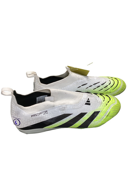 Vist Large View of Product Image Which is Used Adidas PREDATOR Soccer Cleats White Senior 6