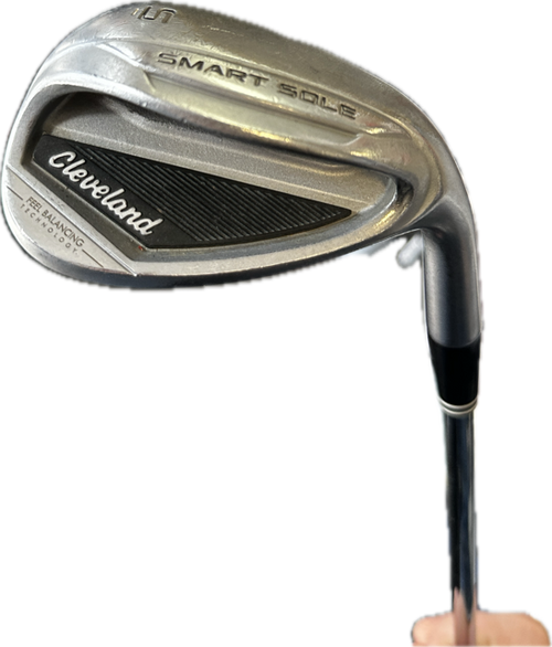 Vist Large View of Product Image Which is Used Cleveland SMART SOLE Golf Wedge Mens RH Sand Wedge
