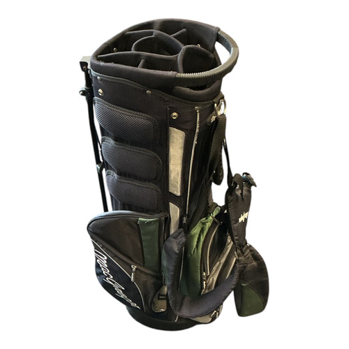 Vist Large View of Product Image Which is Used MacGregor MACGREGOR GREEN-BLACK Mens Stand Bag Black And Green