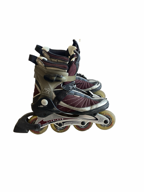 Vist Large View of Product Image Which is K2 INNOVA Senior Roller Quad Skates Maroon Senior 8.5