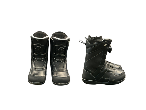 Vist Large View of Product Image Which is Used K2 BELIEF Womens Snowboard Boots Black Senior 7