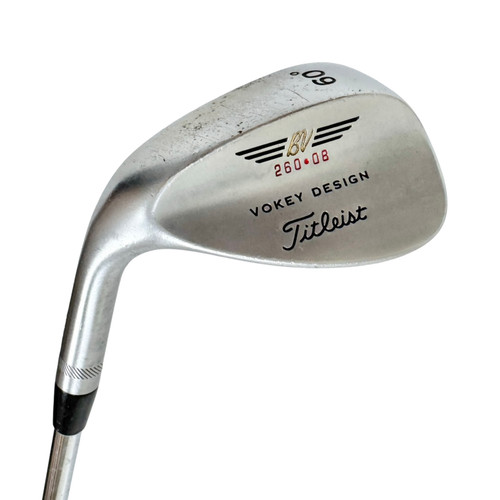 Vist Large View of Product Image Which is Used Titleist VOKEY Men's LH 60 Degree Wedge Steel Shaft