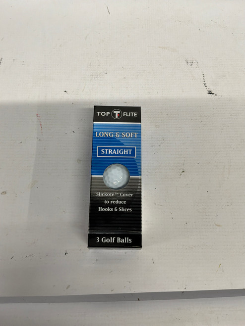Vist Large View of Product Image Which is Used Top Flite LONG AND SOFT GOLF BALLS 3 Ball - Golf Ball Sleeve