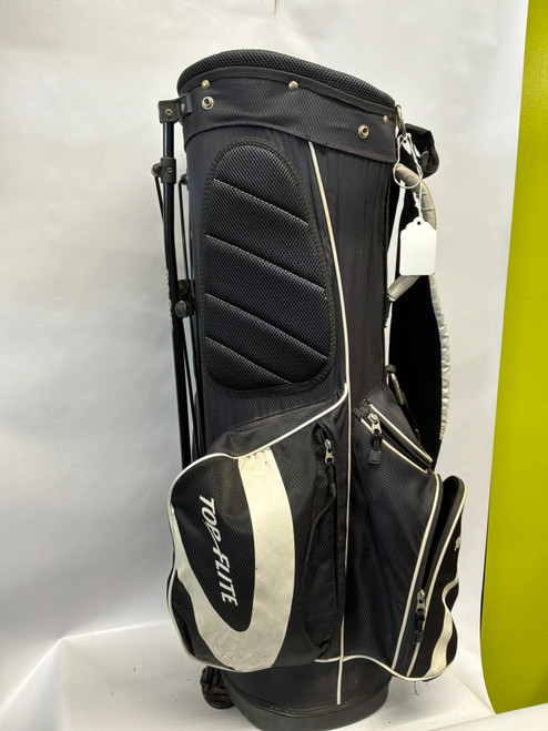 Vist Large View of Product Image Which is Used Top Flite STAND BAG Mens Stand Bag Black And White
