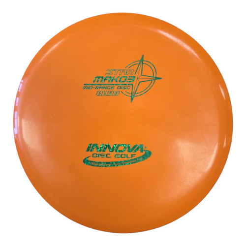 Vist Large View of Product Image Which is Used Innova STAR MAKO3 Disc Golf Mid Range Orange 176g