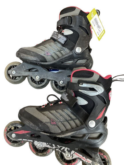 Vist Large View of Product Image Which is Used Rollerblade ZETRA BLADE Junior Rec Fitness Skates Black Junior 05
