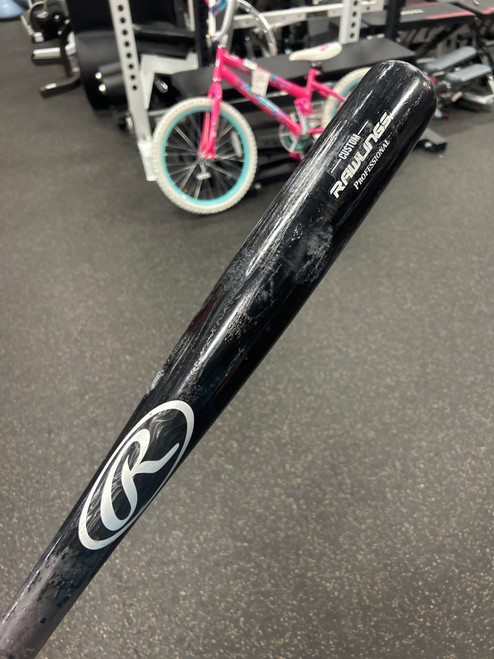 Vist Large View of Product Image Which is Used Rawlings CUSTOM RAWLINGS PRO ASH BB/SB Wood Bat 33 1/2"