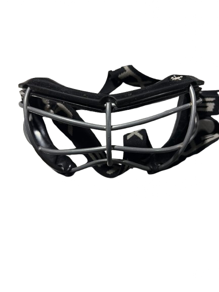 Vist Large View of Product Image Which is Used STX ZSEE-S Lacrosse Facial Protect Black Junior